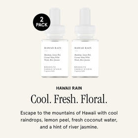 Pura Hawaii Rain refill pack front for quick, easy identification.