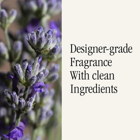 Health-conscious fragrance free of harsh chemicals supports a calm ambiance.