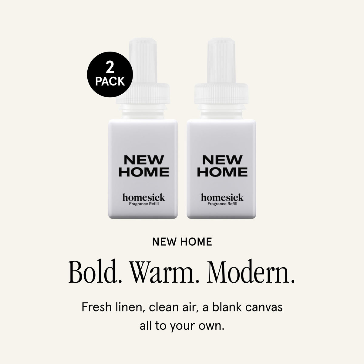 Pura Homesick refill offers clean air scent for a welcoming home.
