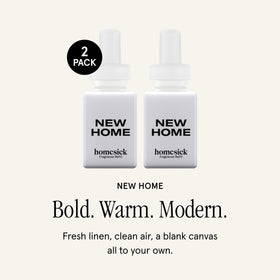 Pura Homesick refill offers clean air scent for a welcoming home.