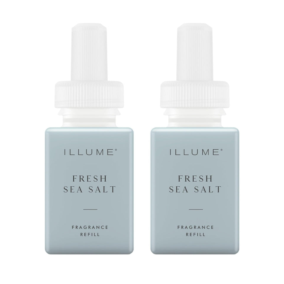 Pura Illume sea salt diffuser refill for a breezy ocean vibe at home.