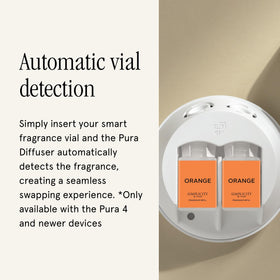 Pura Simplicity orange refill provides long-lasting fragrance for any room