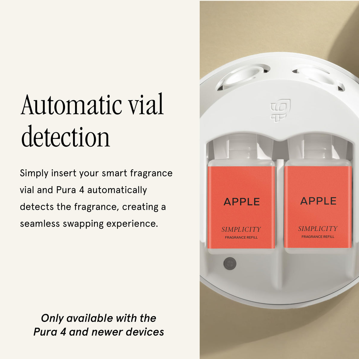 Pura smart home diffuser app control enabling personalized room scents