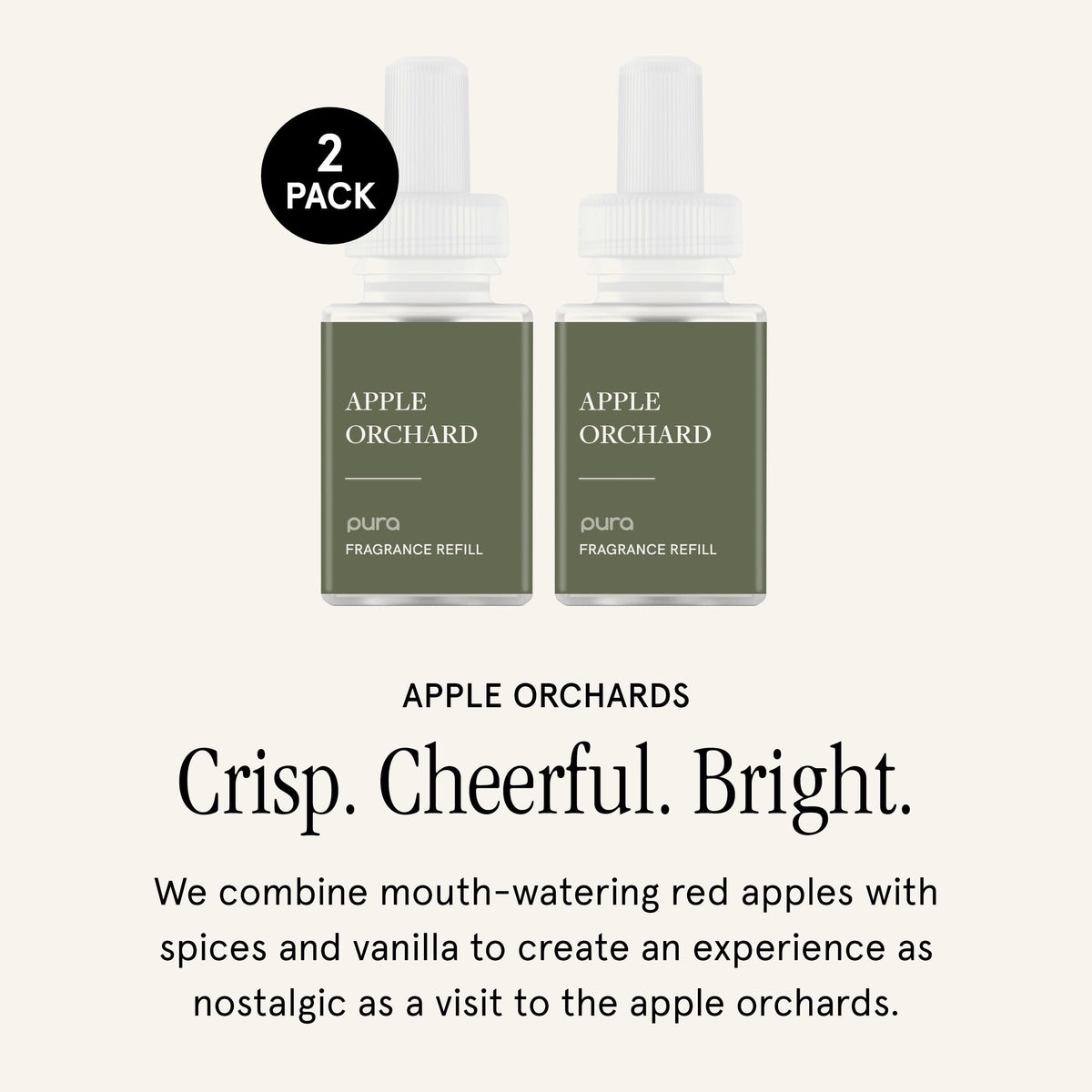 Pura Apple Orchards refill bottle pour for diffuser fragrance
