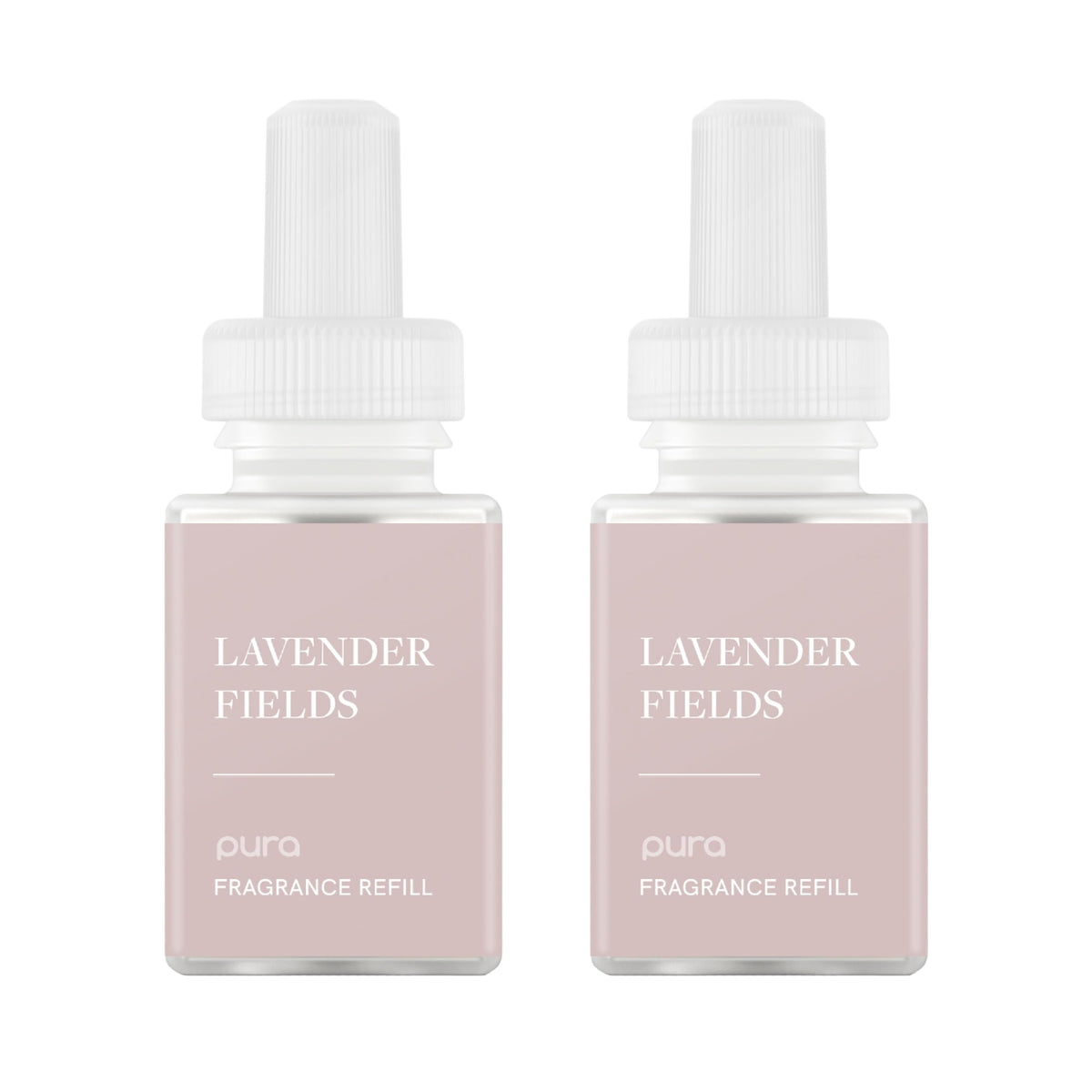 Pura Simply Lavender refill bottle enhances room fragrance for living spaces.