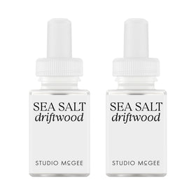 Pura Studio McGee Sea Salt Driftwood bottle for a luxurious scent refresh.