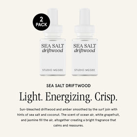 Pura Studio McGee Sea Salt Driftwood diffuser-insert enabling easy fragrance swap.