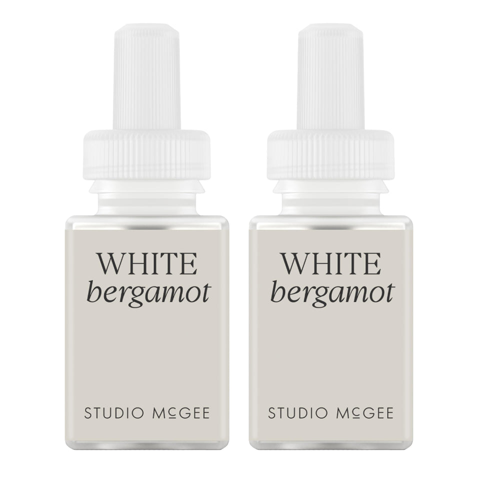 Pura Studio McGee White Bergamot refill 2-pack for refreshing home scent
