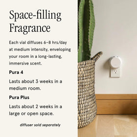 Pura Tulum refill demonstrates smart vial detection with diffuser setup