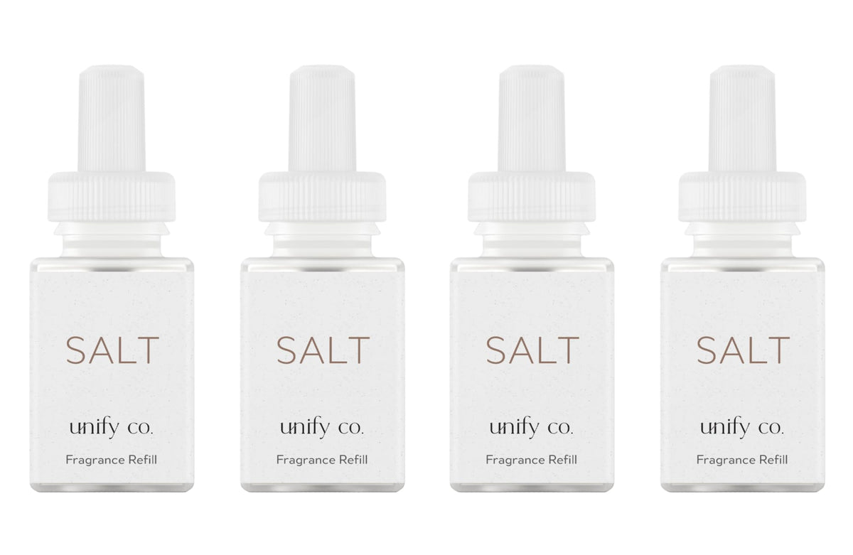 Pura Unify Co Salt diffuser refill pack shot for long-lasting home fragrance