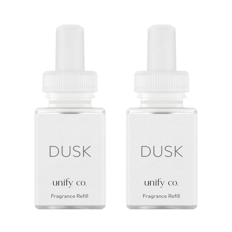 Pura Unify Dusk refill bottle for long-lasting home fragrance delivery.