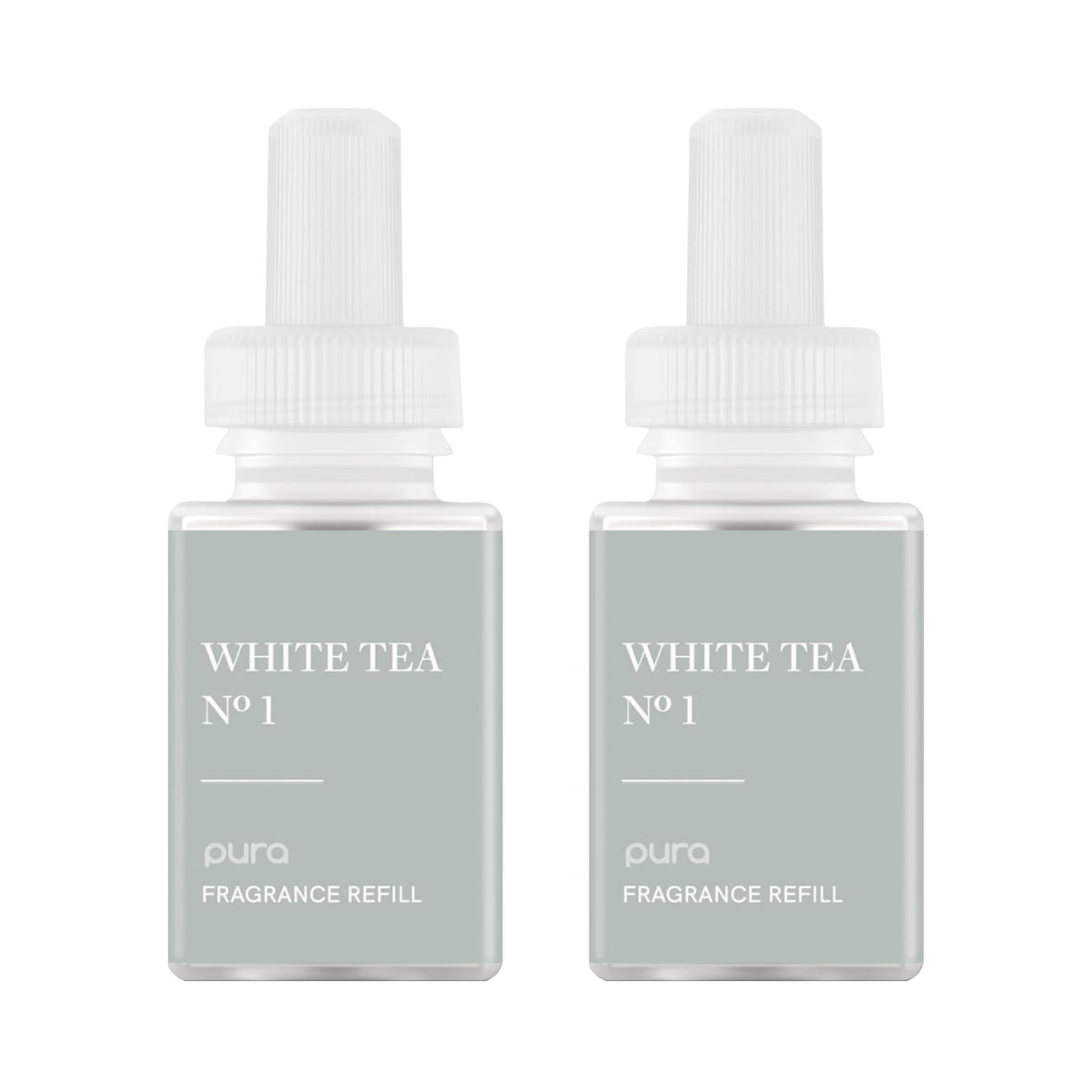 PuraHome White Tea No.1 refill bottle delivering calming spa-like fragrance