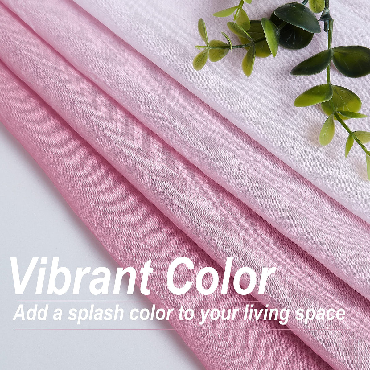 Purainbow ombre gradient sheer curtains offer elegant color depth.