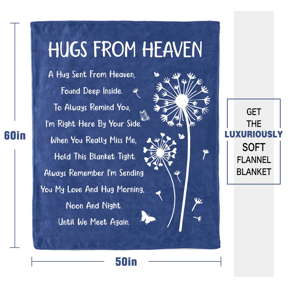 Purdicra comfort blanket for bedroom or couch offers gentle support during grieving