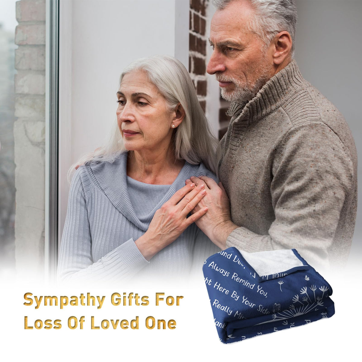 Purdicra hugs from heaven memorial blanket 60x50 offering a comforting gesture of sympathy