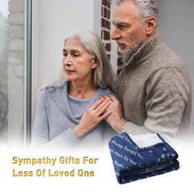 Purdicra hugs from heaven memorial blanket 60x50 offering a comforting gesture of sympathy