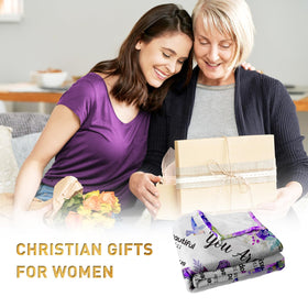 Purdicra Christian throw blanket soft texture for cozy evenings