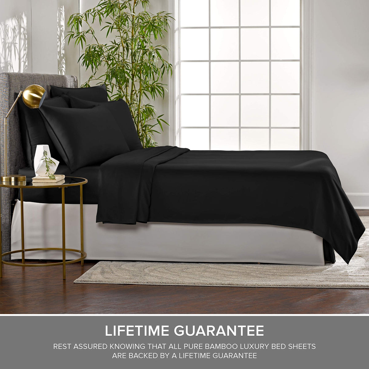 Pure Bamboo pillowcases with double-stitched seams for durability