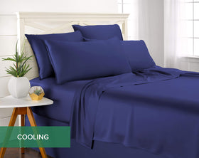 Pure Bamboo envelope-style pillowcases with overlap closure for secure fit