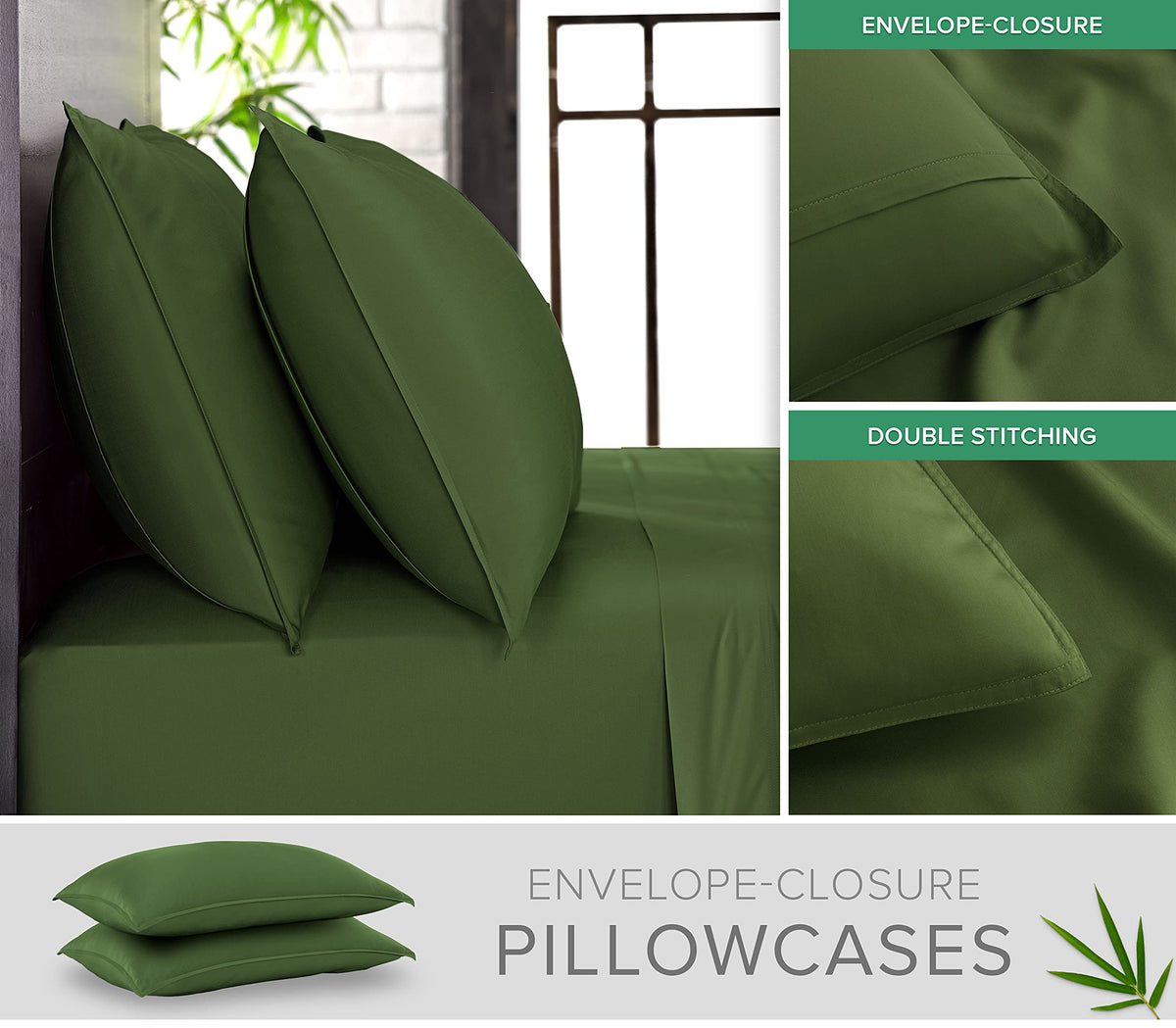 Pure Bamboo king flat sheet reveals silky softness that lasts wash after wash