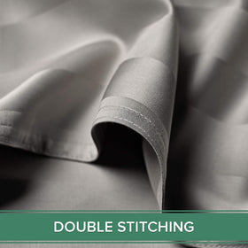 Soft 300 thread count sateen weave for a silky finish