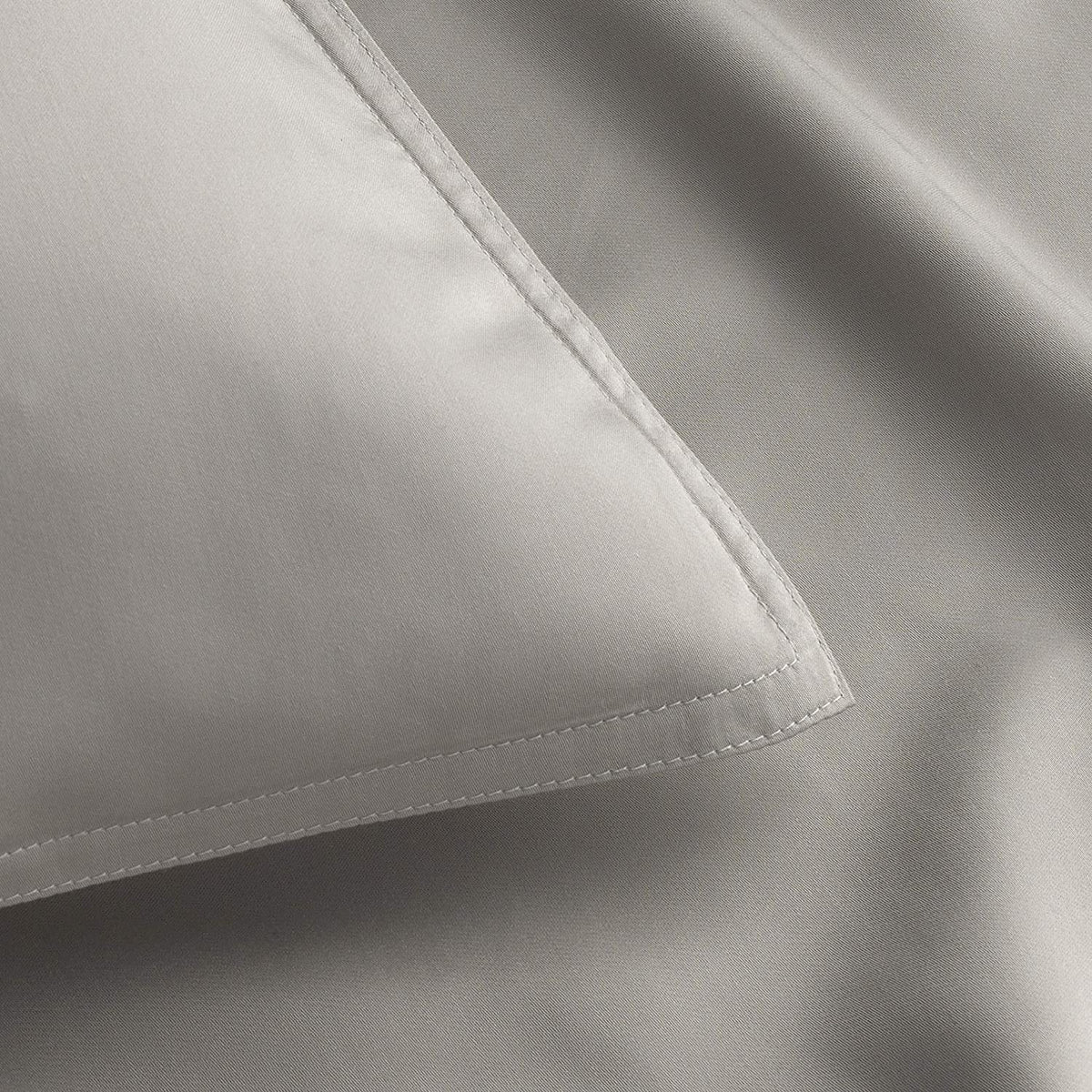 Pure Bamboo King Sheets double-stitched seams highlight durability.