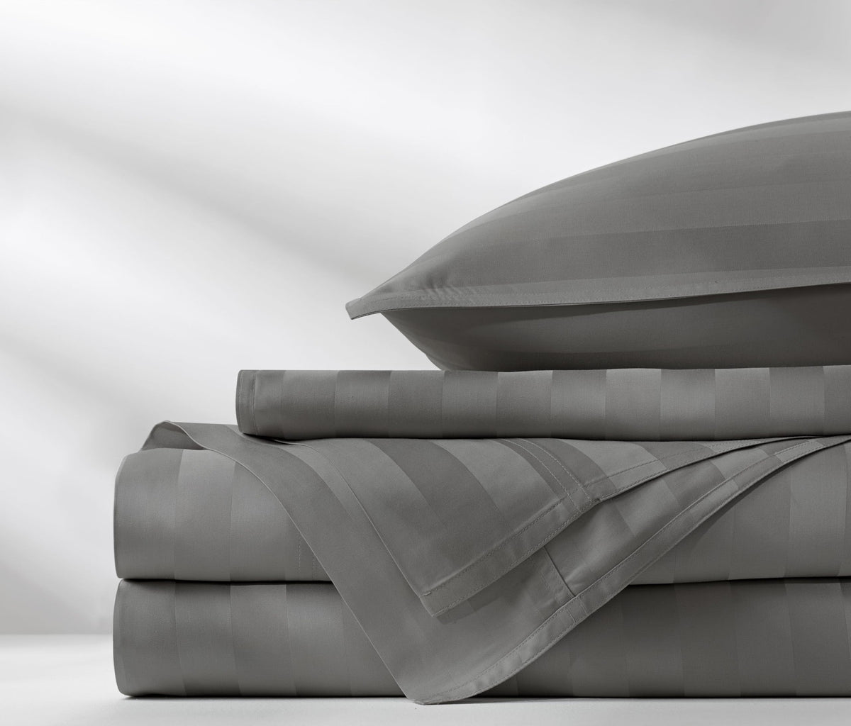 Pure Bamboo King Sheets fitted pockets showing deep elastic fit