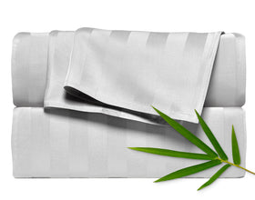 Pure Bamboo King Sheets use organic viscose for silky softness and cooling comfort.