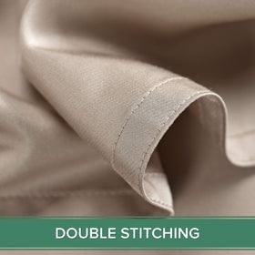Care instructions for Pure Bamboo king sheets in packaging