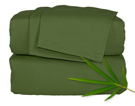 Pure Bamboo king sheets set show smooth, breathable comfort for cooling nights