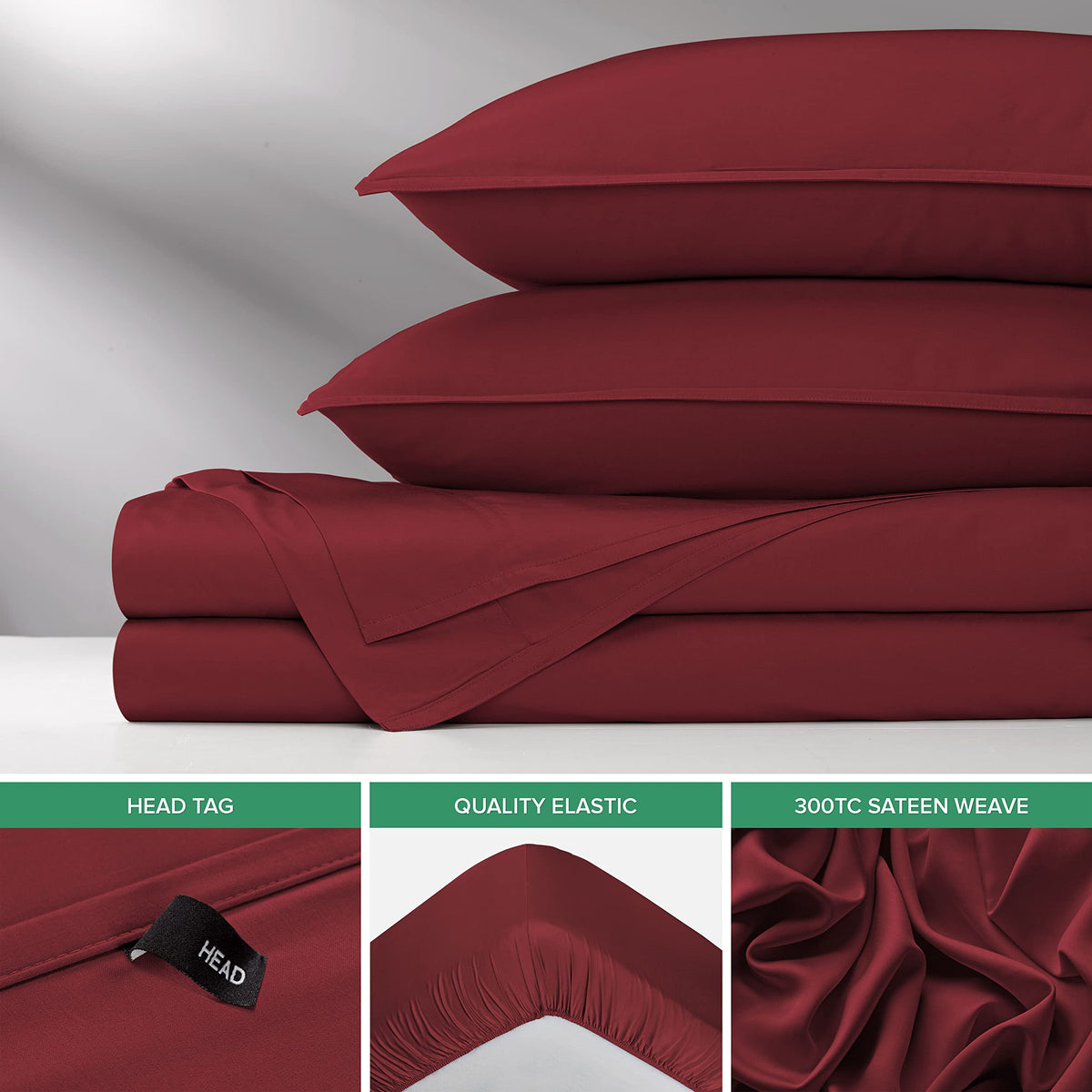 Pure Bamboo king sheets soft sateen finish enhances luxurious nightly feel and smooth glide
