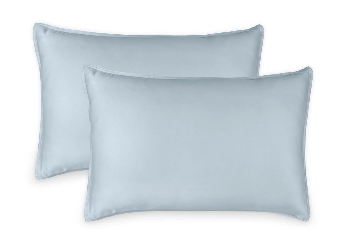 Pure Bamboo queen pillowcase in glacier color with cooling softness