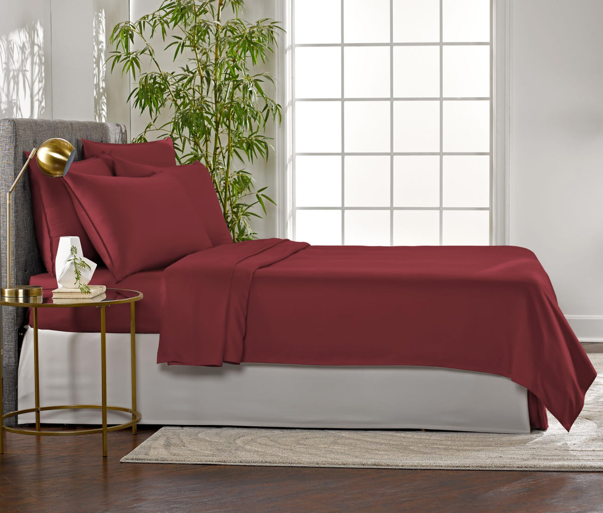 Cooling breathable bamboo viscose fabric on Pure Bamboo sheets