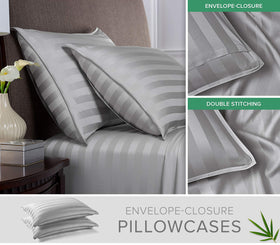 Pure Bamboo Queen Sheets cooling softness helps hot sleepers stay comfortable.