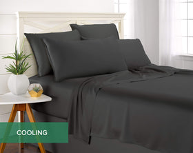 Pure Bamboo queen sheets with deep pockets up to 16 inches for snug fit