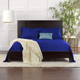 Pure Bamboo Queen Sheets moisture-wicking design supports all-season comfort.
