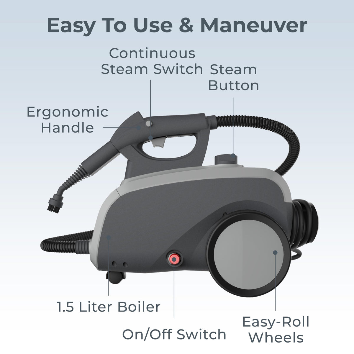 Pure Enrichment PureClean XL steam jet nozzle for tough grime