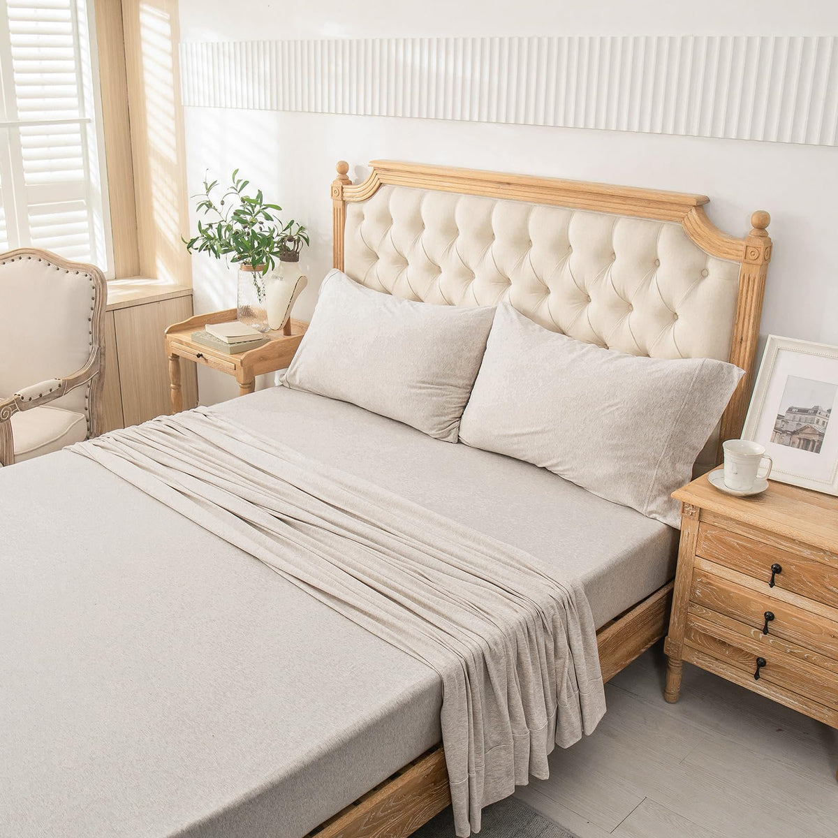 PURE ERA sheets are machine washable and become softer with every wash.