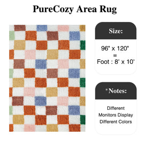 PureCozy rug with ultra-soft pile for luxury underfoot