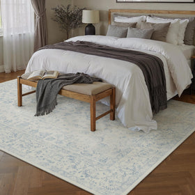 PureCozy anti-slip rubber-backed rug stays in place on hard floors