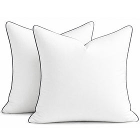puredown 18x18 pillow inserts deliver fuller look for stylish living room decor