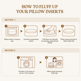 puredown 18x18 pillow inserts ideal for sofas, chairs, and beds in modern homes