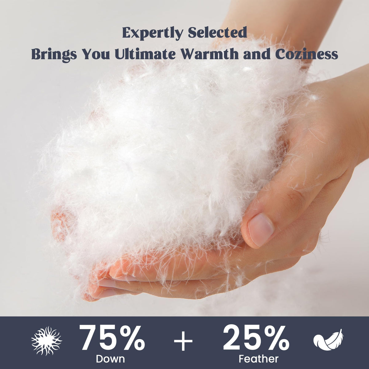 puredown blanket soft texture close-up highlights gentle touch against skin