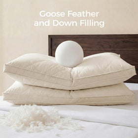 puredown down pillow close-up showing soft, lightweight fill