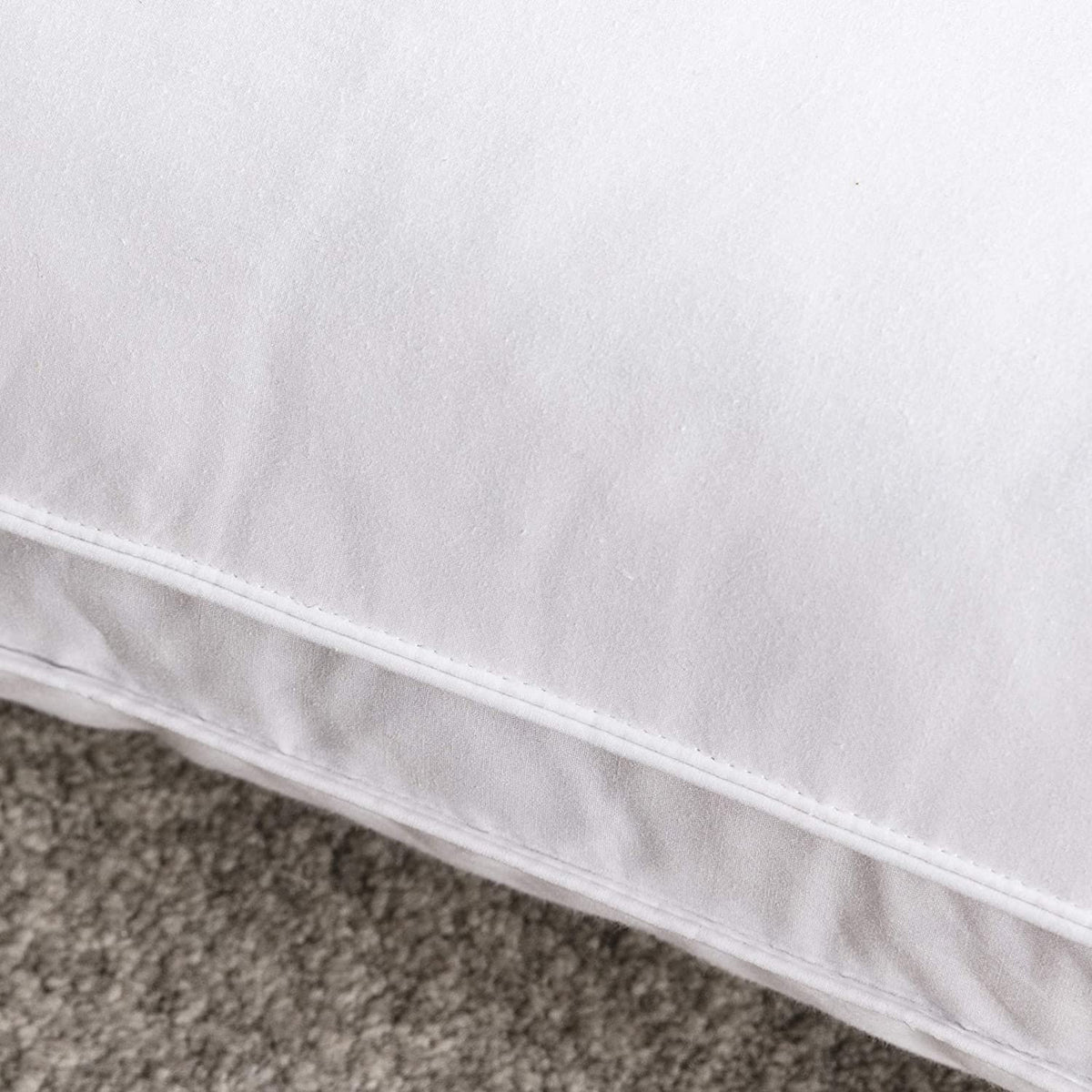 puredown down-proof lining pillow king keeps inner fill contained
