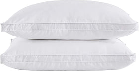 puredown goose feather pillow king 2-pack offers medium-firm support and plush fill