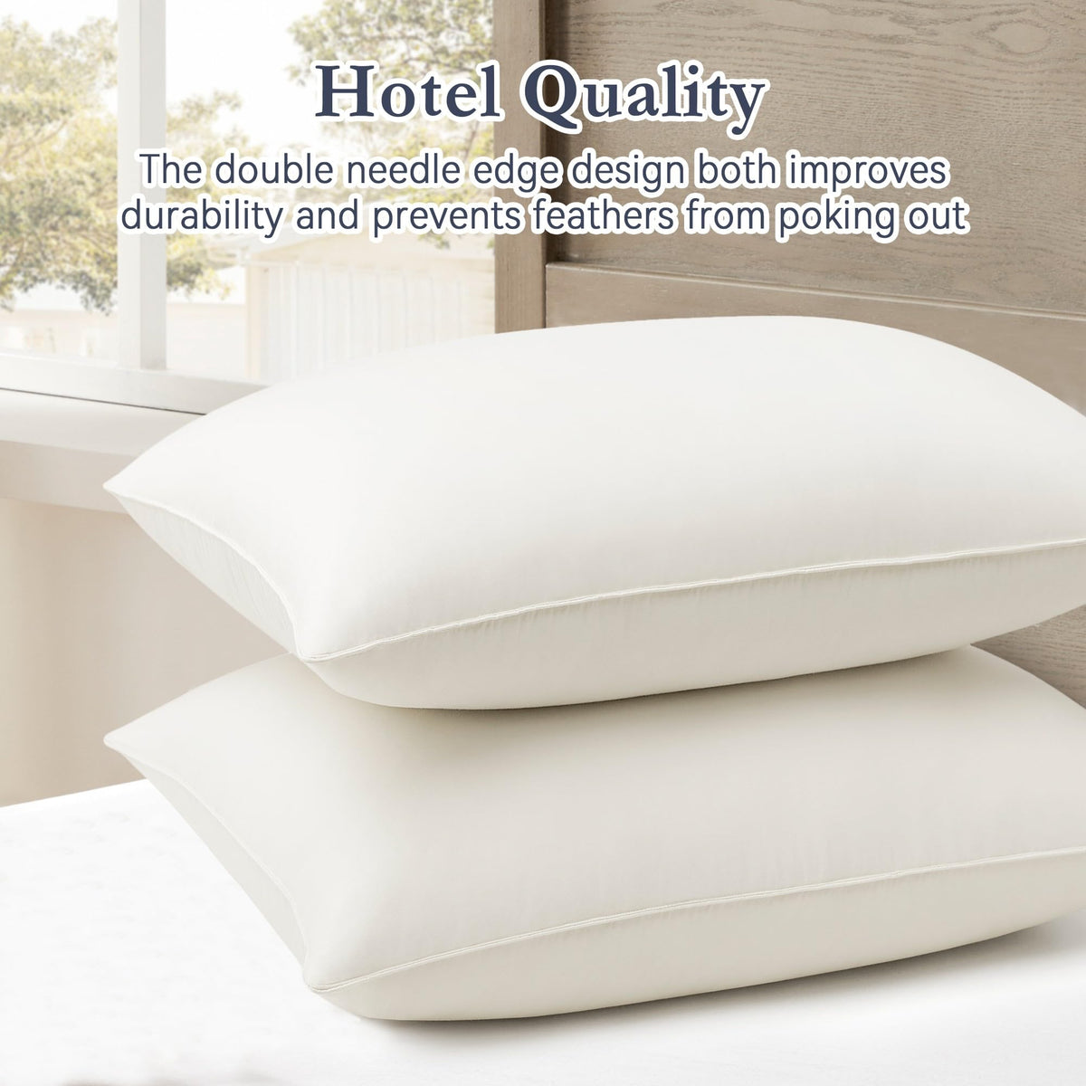 Puredown pillow being machine washed for easy care
