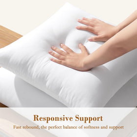Puredown soft and durable fabric pillow inserts ideal for everyday use