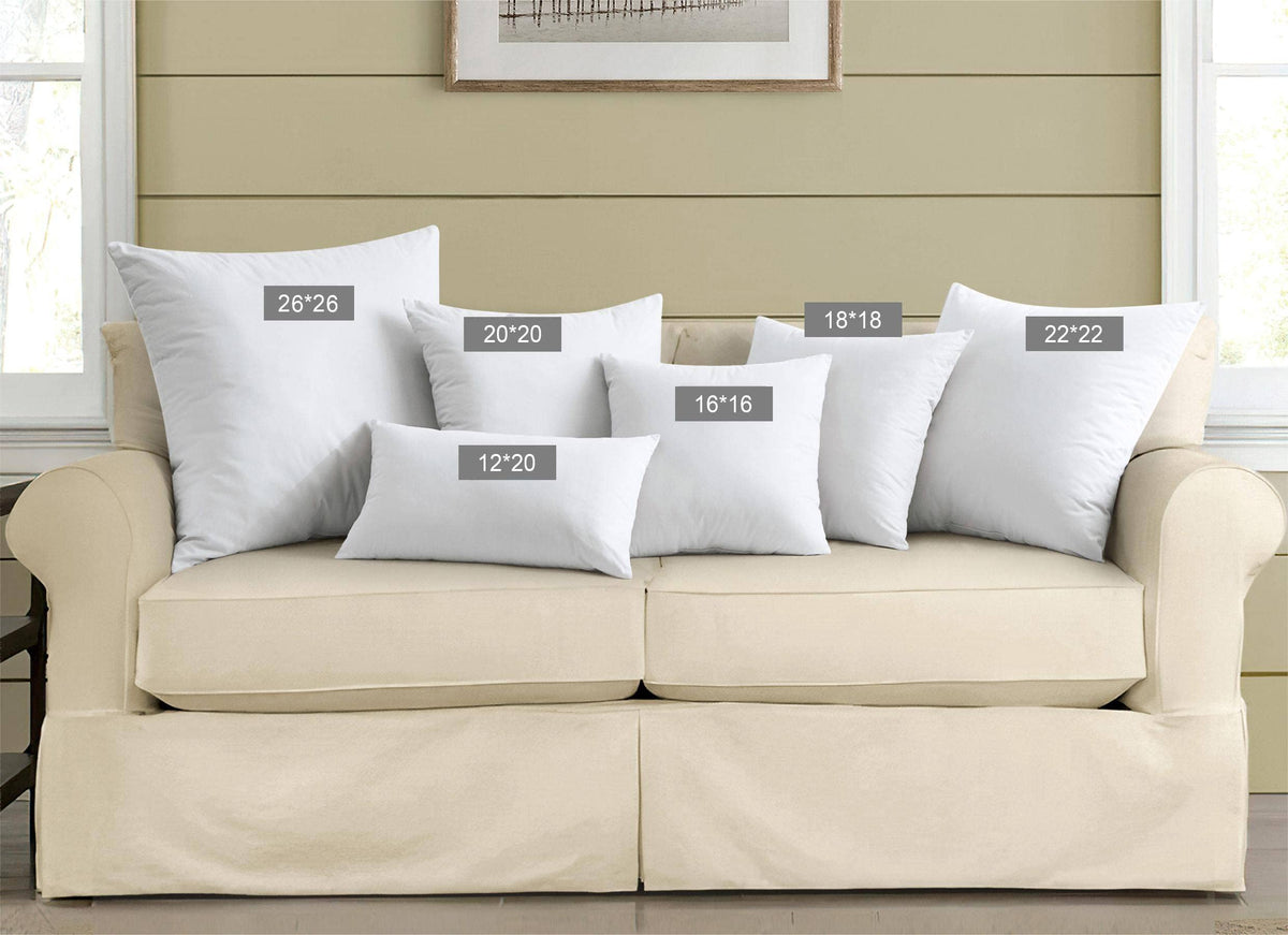 Puredown euro pillow insert suitable for living rooms and bedrooms