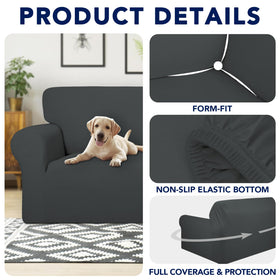 PureFit easy-install couch cover makes setup quick